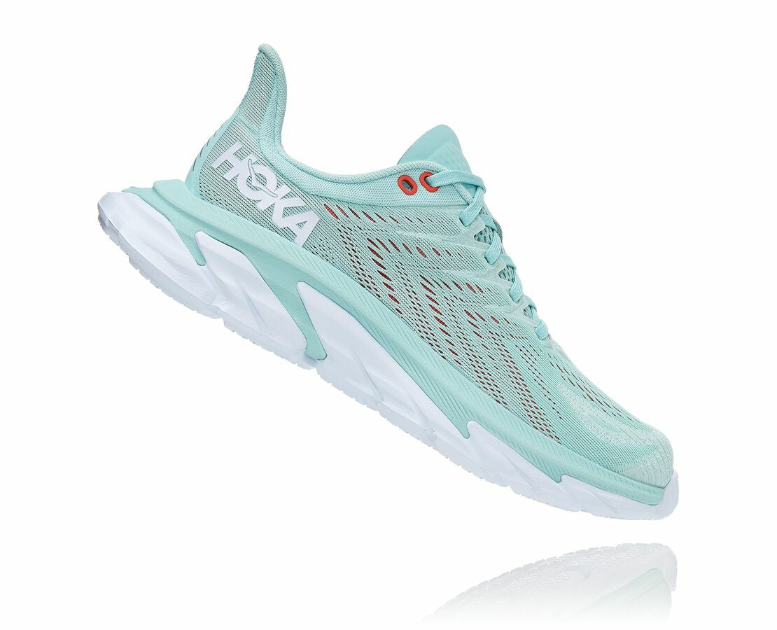 HOKA Eggshell Blue / White - Women's Clifton Edge