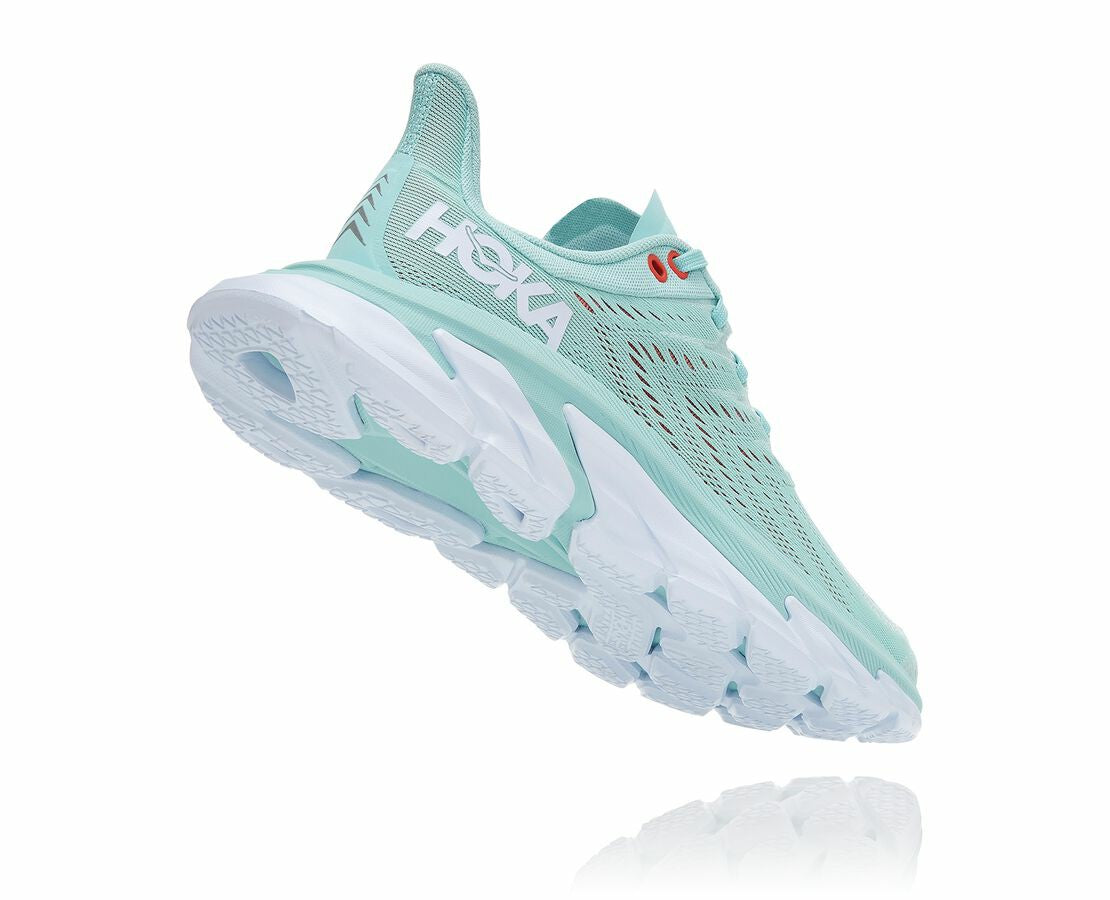 HOKA Eggshell Blue / White - Women's Clifton Edge