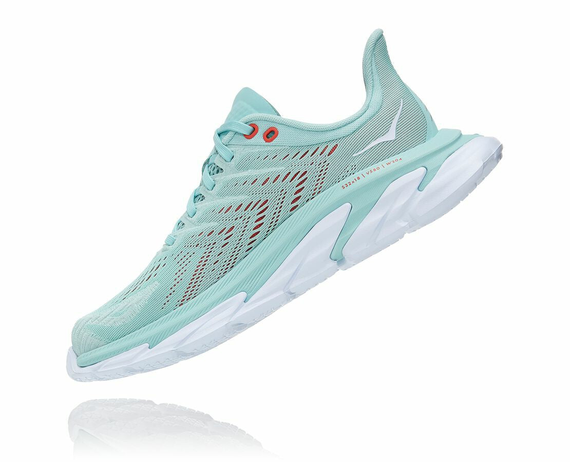 HOKA Eggshell Blue / White - Women's Clifton Edge