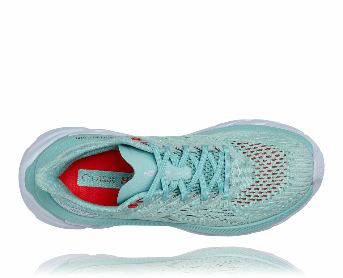 HOKA Eggshell Blue / White - Women's Clifton Edge