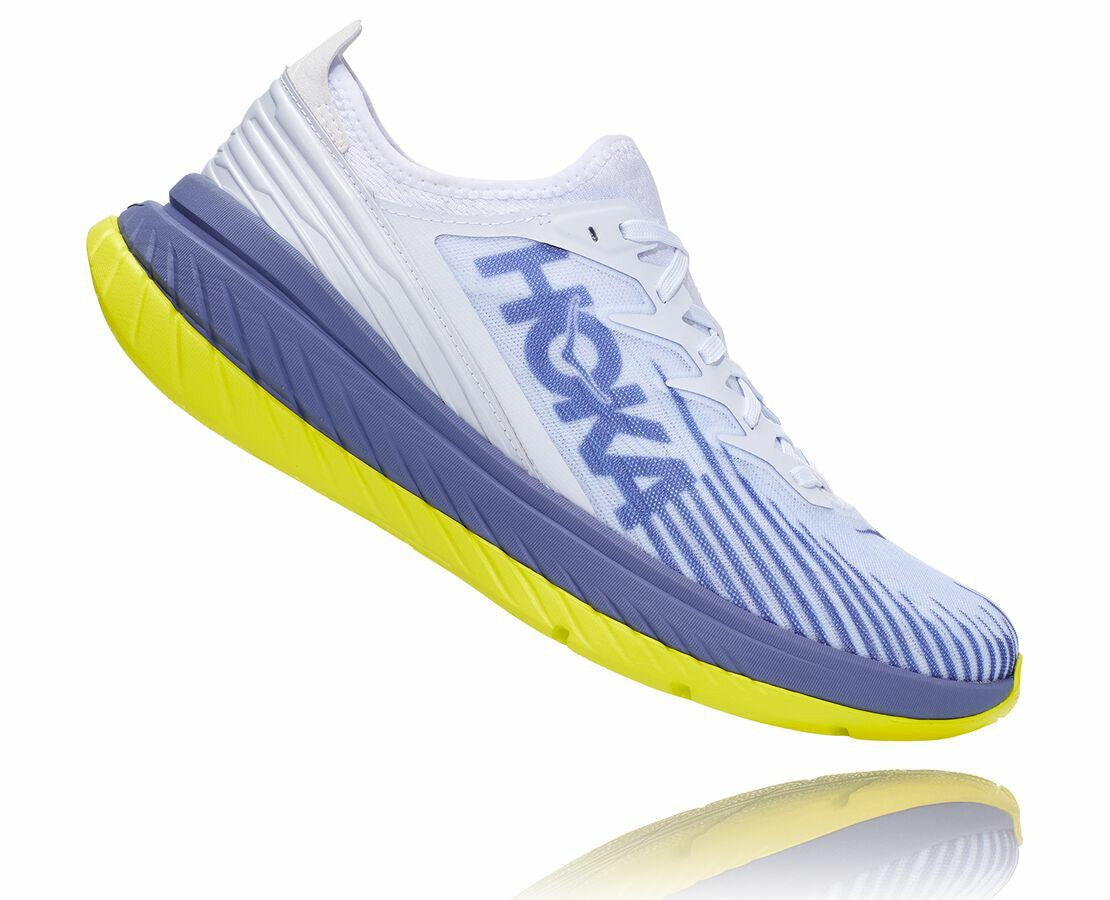 HOKA White / Blue Ice - All Gender Carbon X-SPE