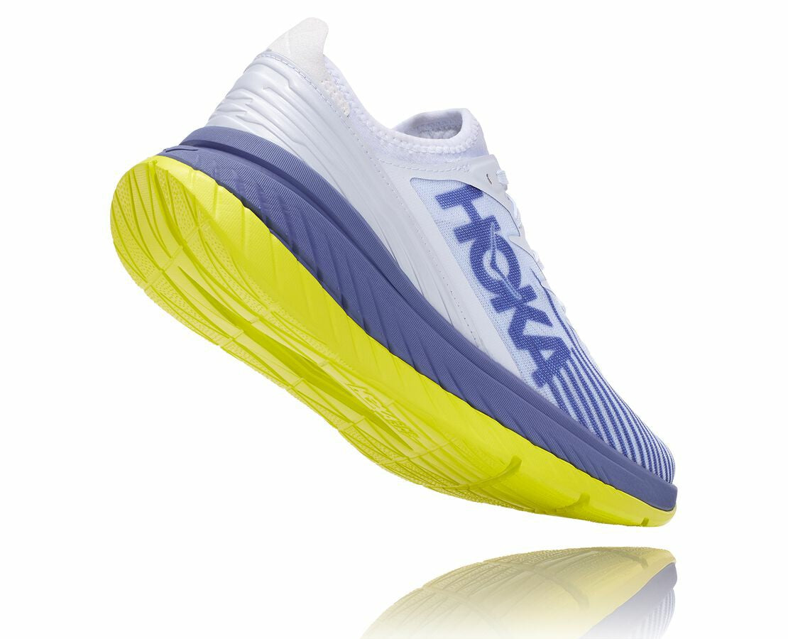 HOKA White / Blue Ice - All Gender Carbon X-SPE