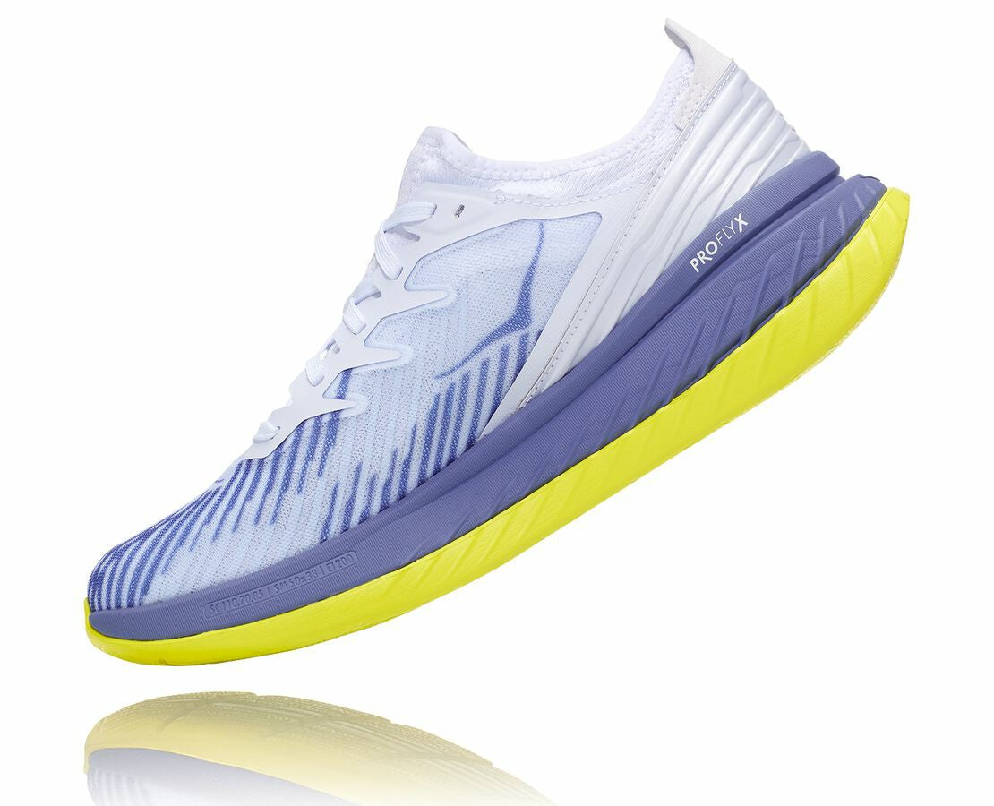 HOKA White / Blue Ice - All Gender Carbon X-SPE