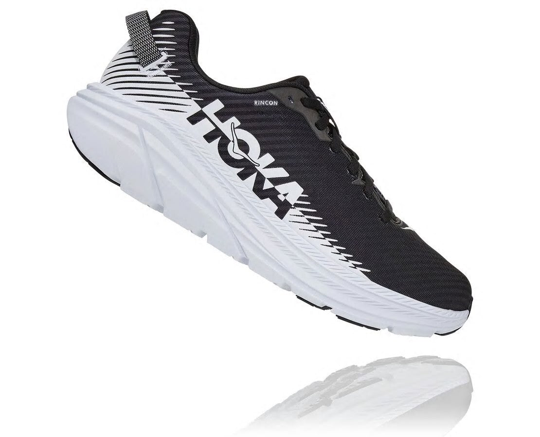 HOKA Black / White - Men's Rincon 2