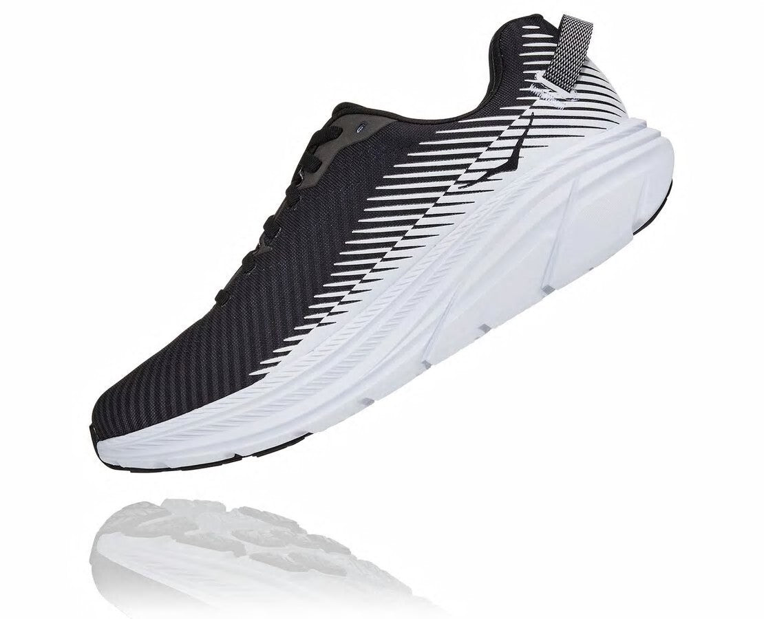 HOKA Black / White - Men's Rincon 2
