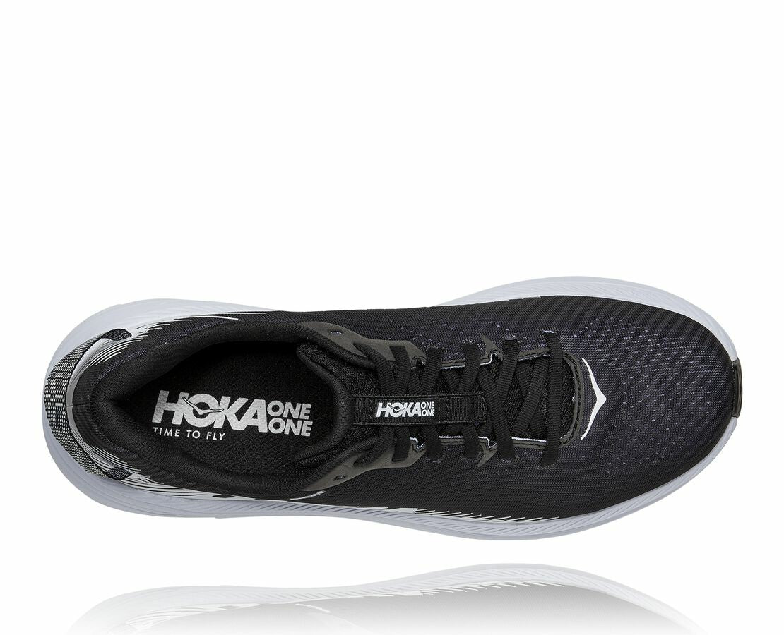 HOKA Black / White - Men's Rincon 2