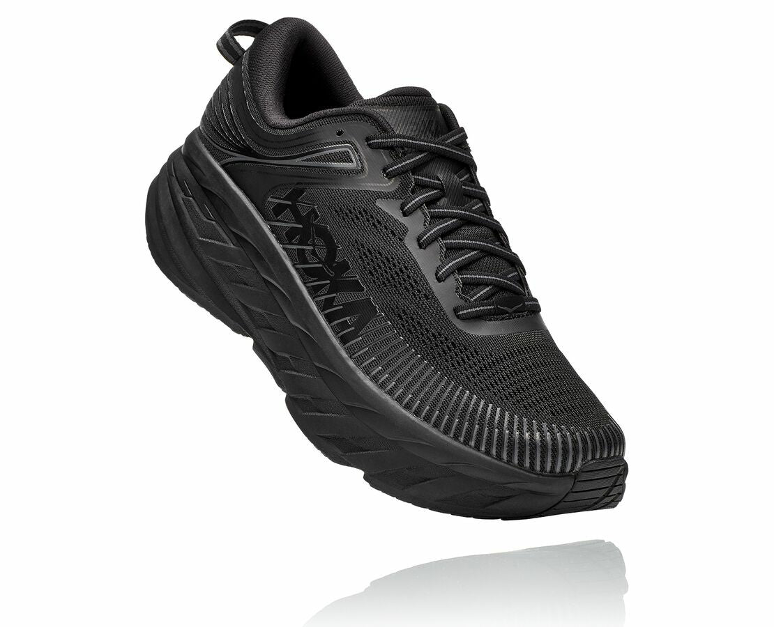 HOKA Black / Black - Men's Bondi 7