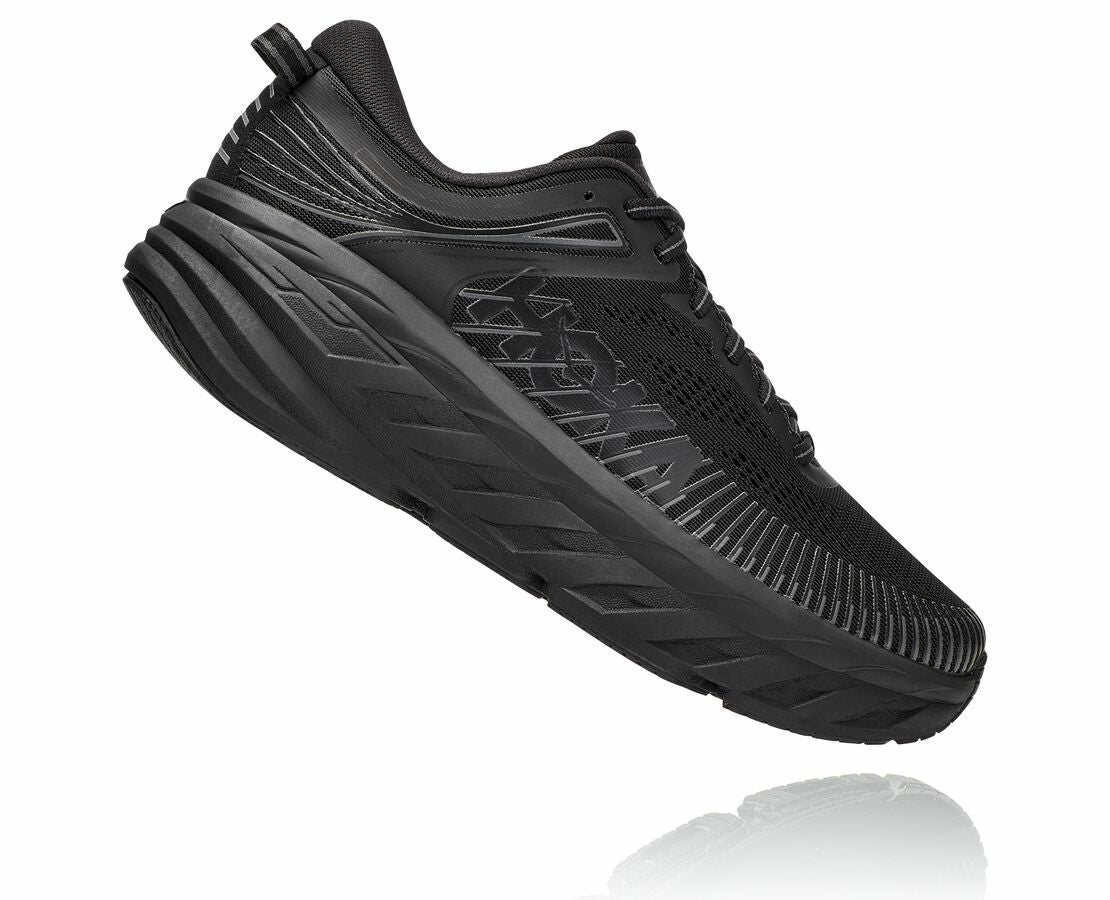 HOKA Black / Black - Men's Bondi 7