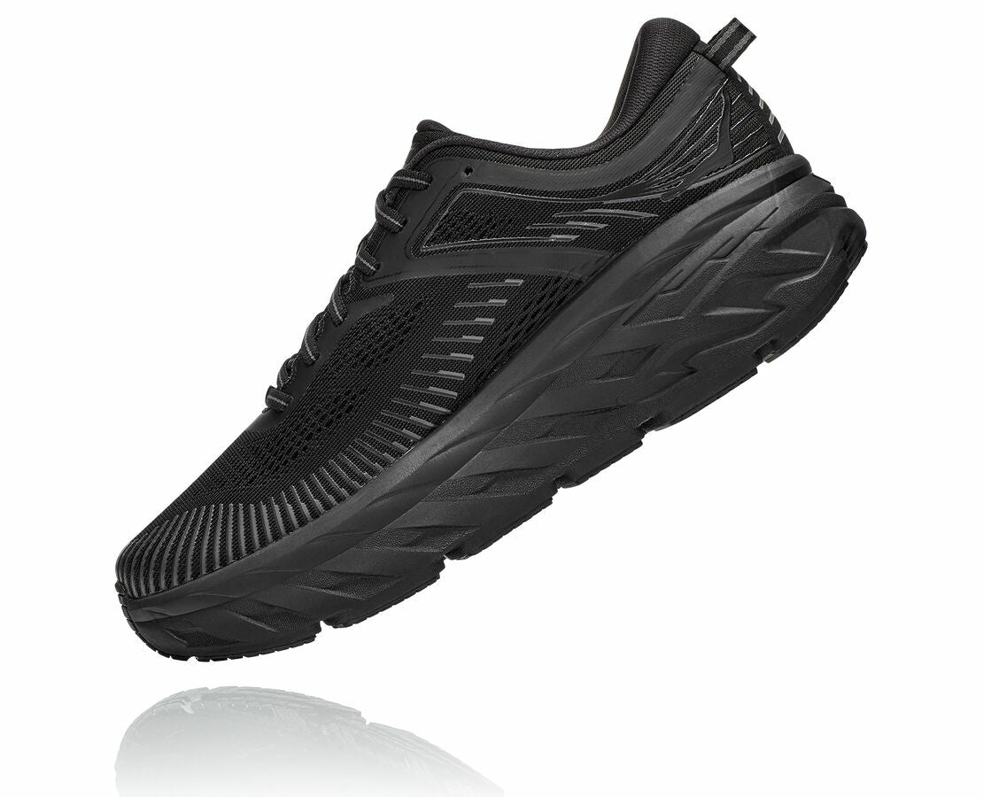 HOKA Black / Black - Men's Bondi 7