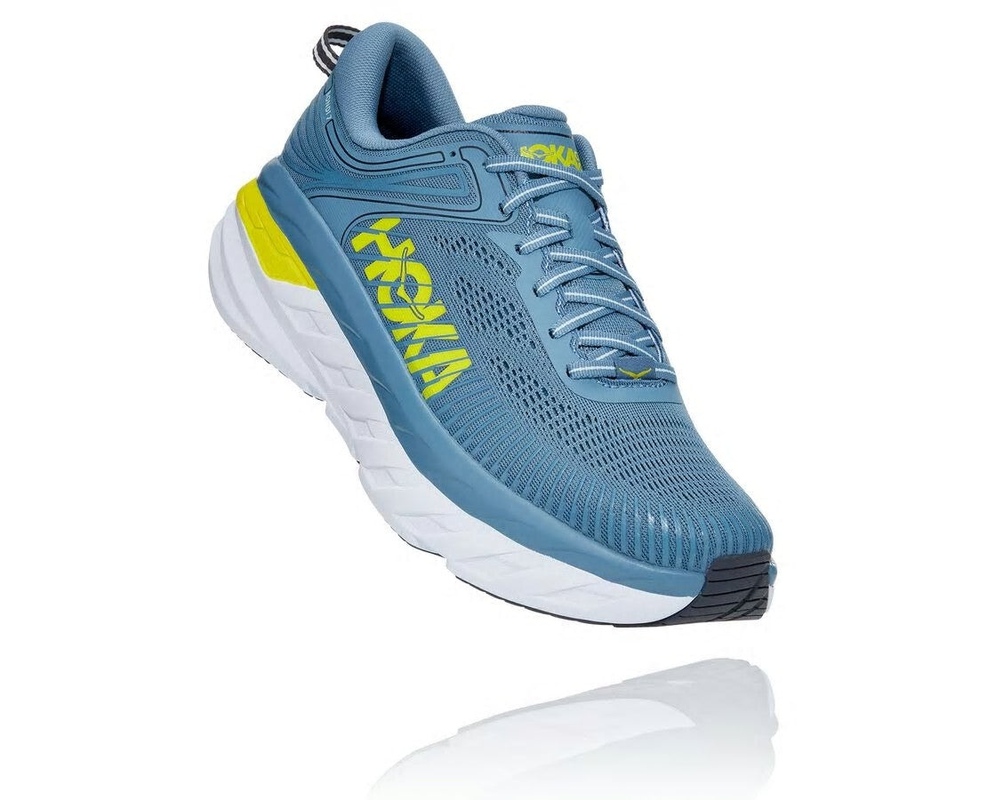 HOKA Provincial Blue / Citrus - Men's Bondi 7