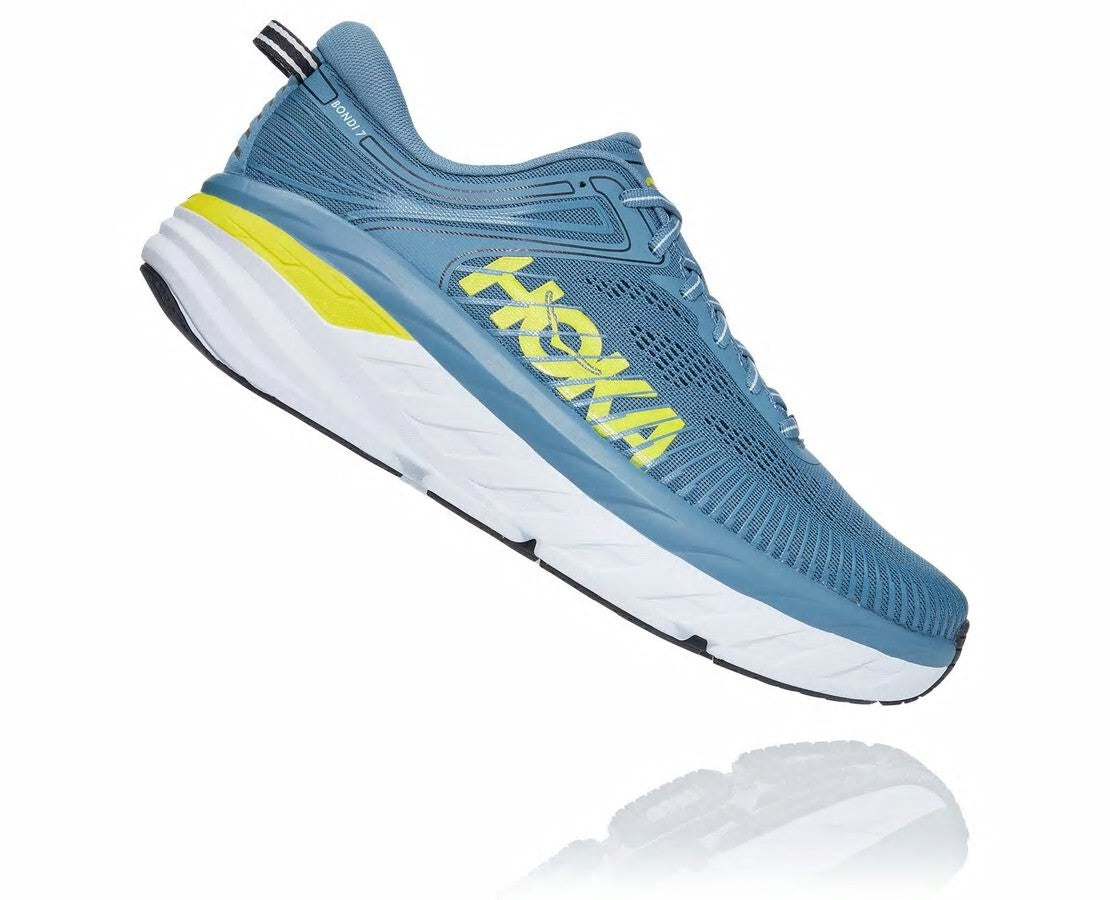 HOKA Provincial Blue / Citrus - Men's Bondi 7