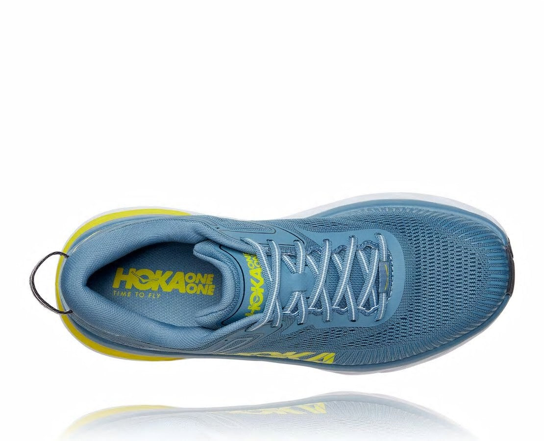 HOKA Provincial Blue / Citrus - Men's Bondi 7