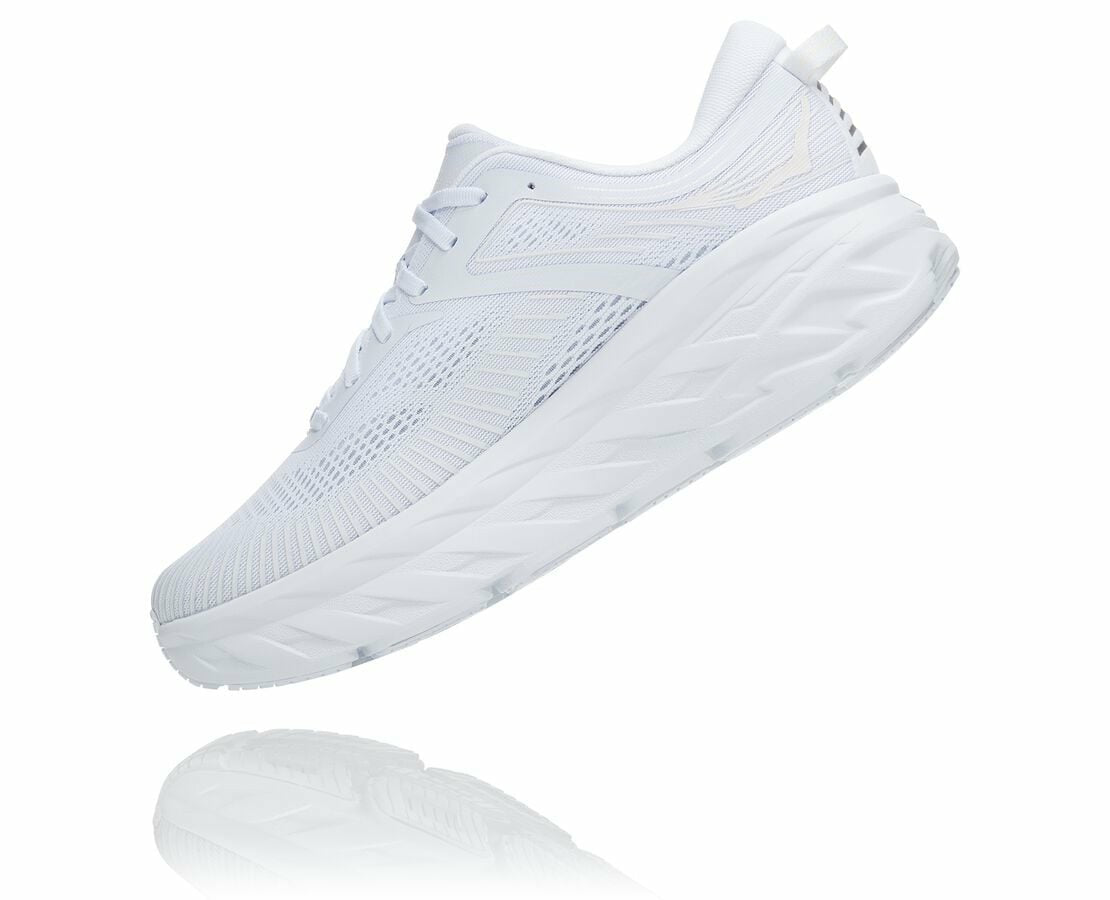 HOKA White / White - Men's Bondi 7