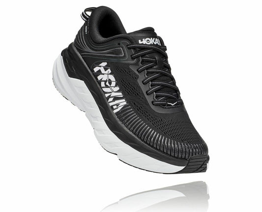 HOKA Black / White - Women's Bondi 7