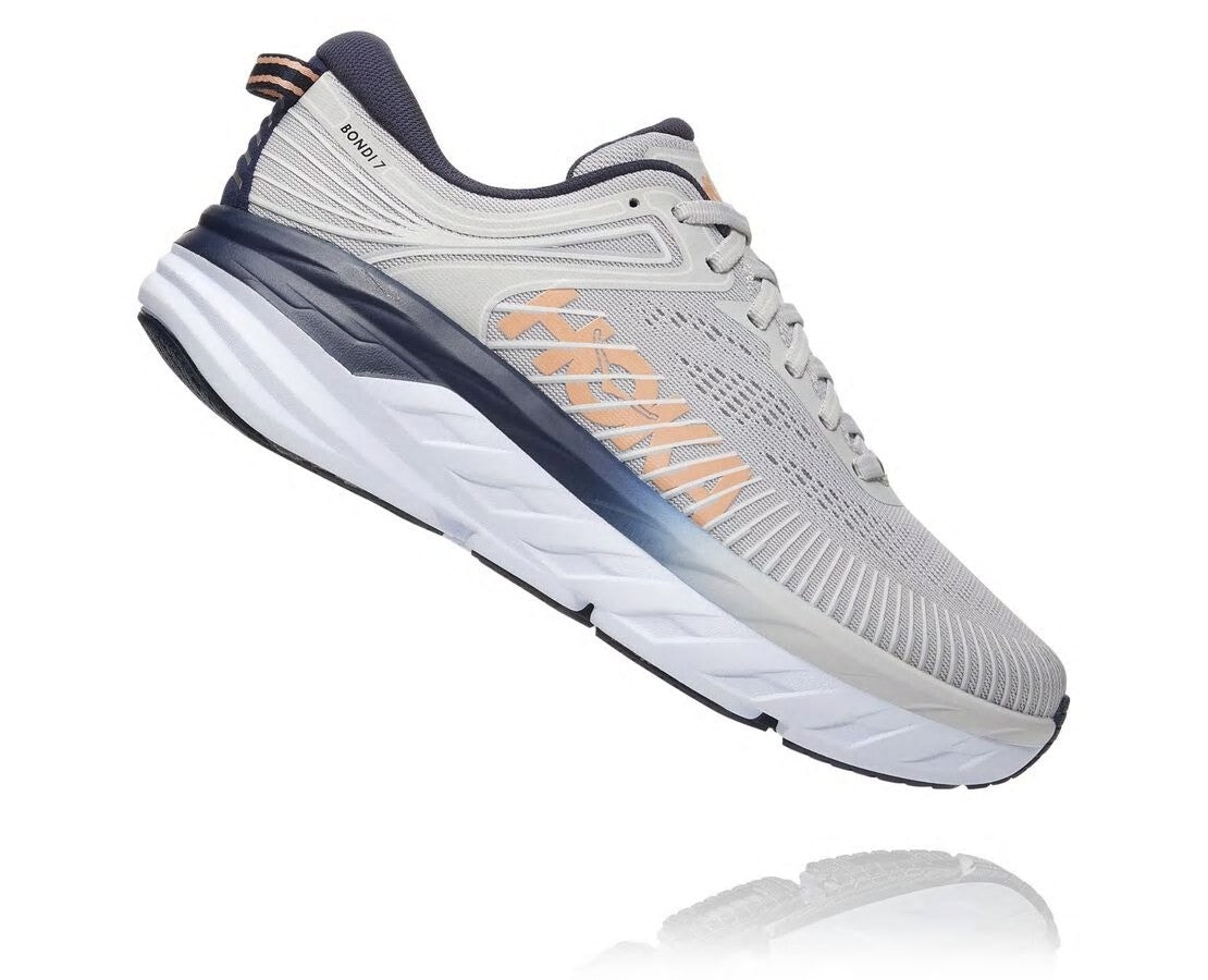 HOKA Lunar Rock / Black Iris - Women's Bondi 7