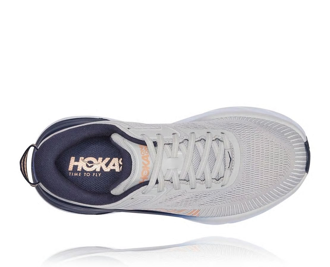HOKA Lunar Rock / Black Iris - Women's Bondi 7