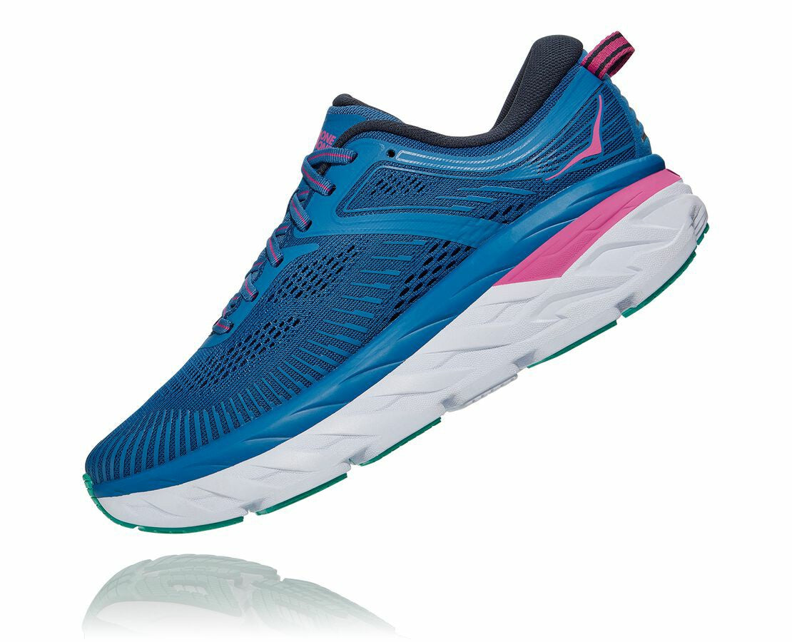 HOKA Vallarta Blue / Phlox Pink - Women's Bondi 7