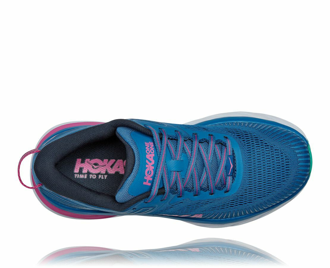 HOKA Vallarta Blue / Phlox Pink - Women's Bondi 7