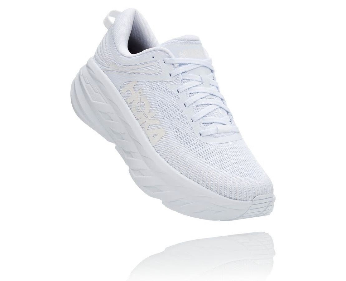 HOKA White / White - Women's Bondi 7