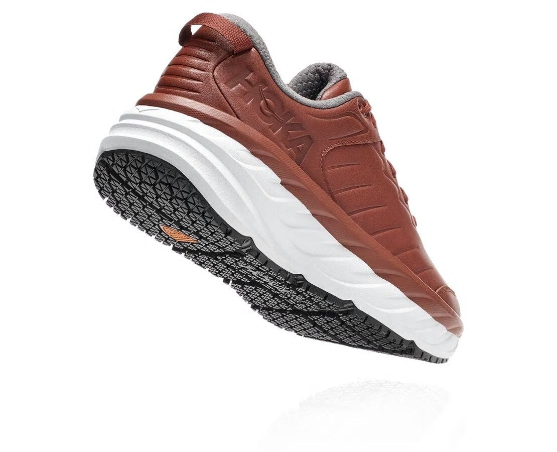 HOKA Brandy Brown / White - Men's Bondi Sr