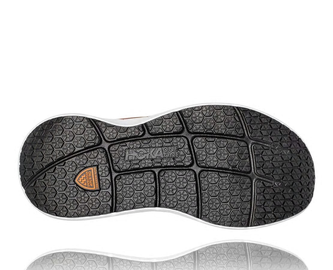 HOKA Brandy Brown / White - Men's Bondi Sr