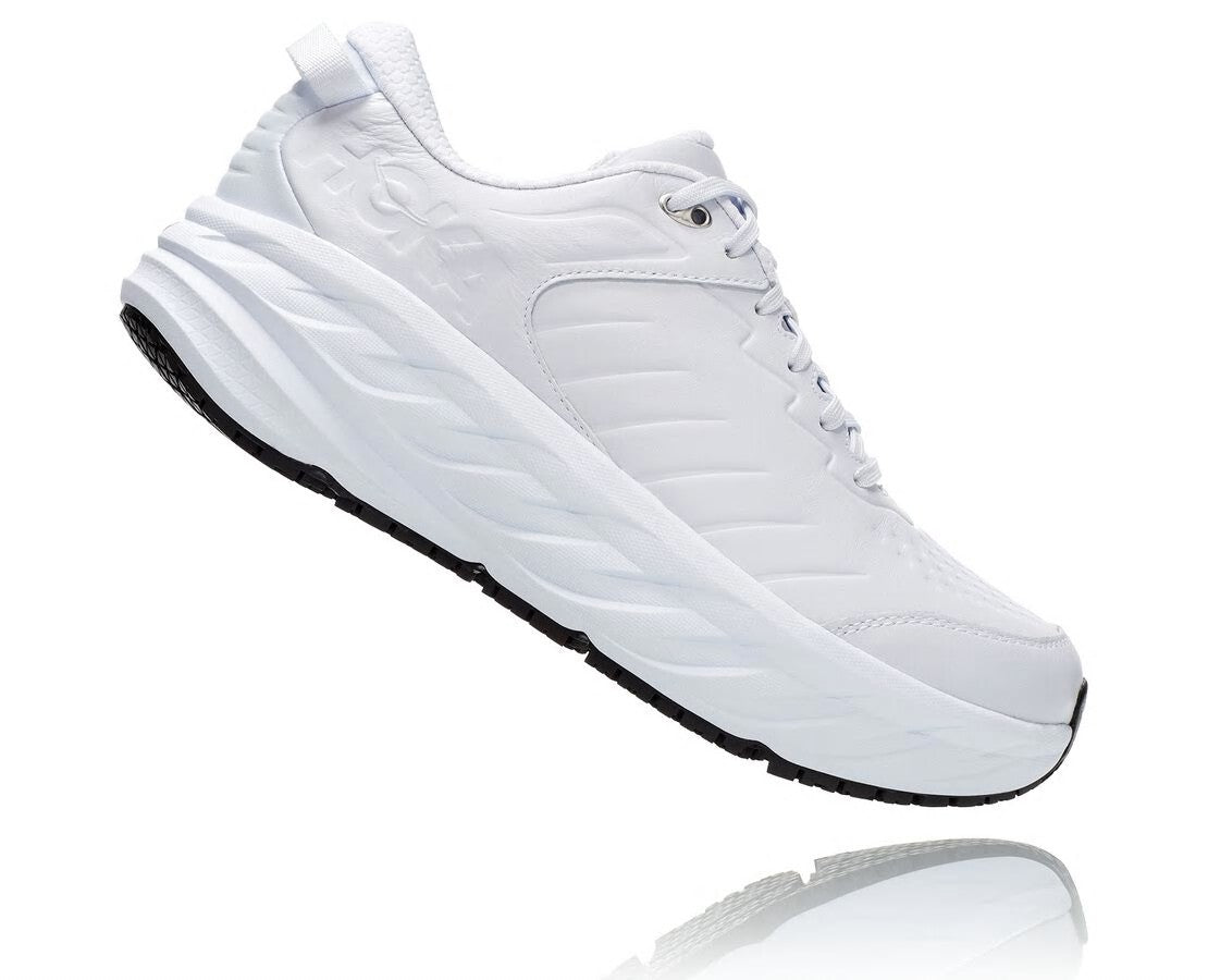 HOKA White / White - Men's Bondi Sr