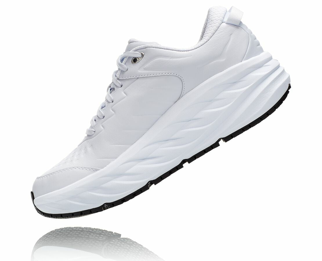 HOKA White / White - Men's Bondi Sr