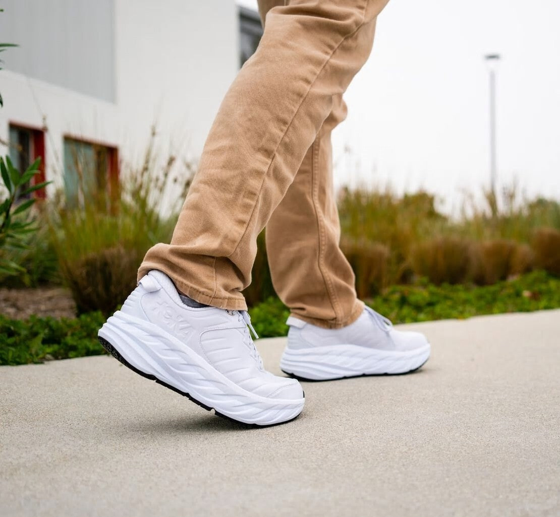 HOKA White / White - Men's Bondi Sr