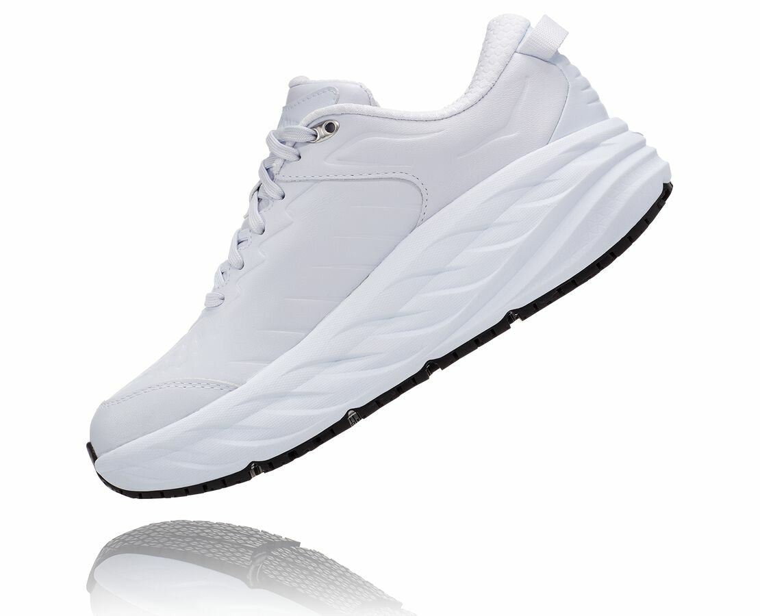 HOKA White - Women's Bondi Sr