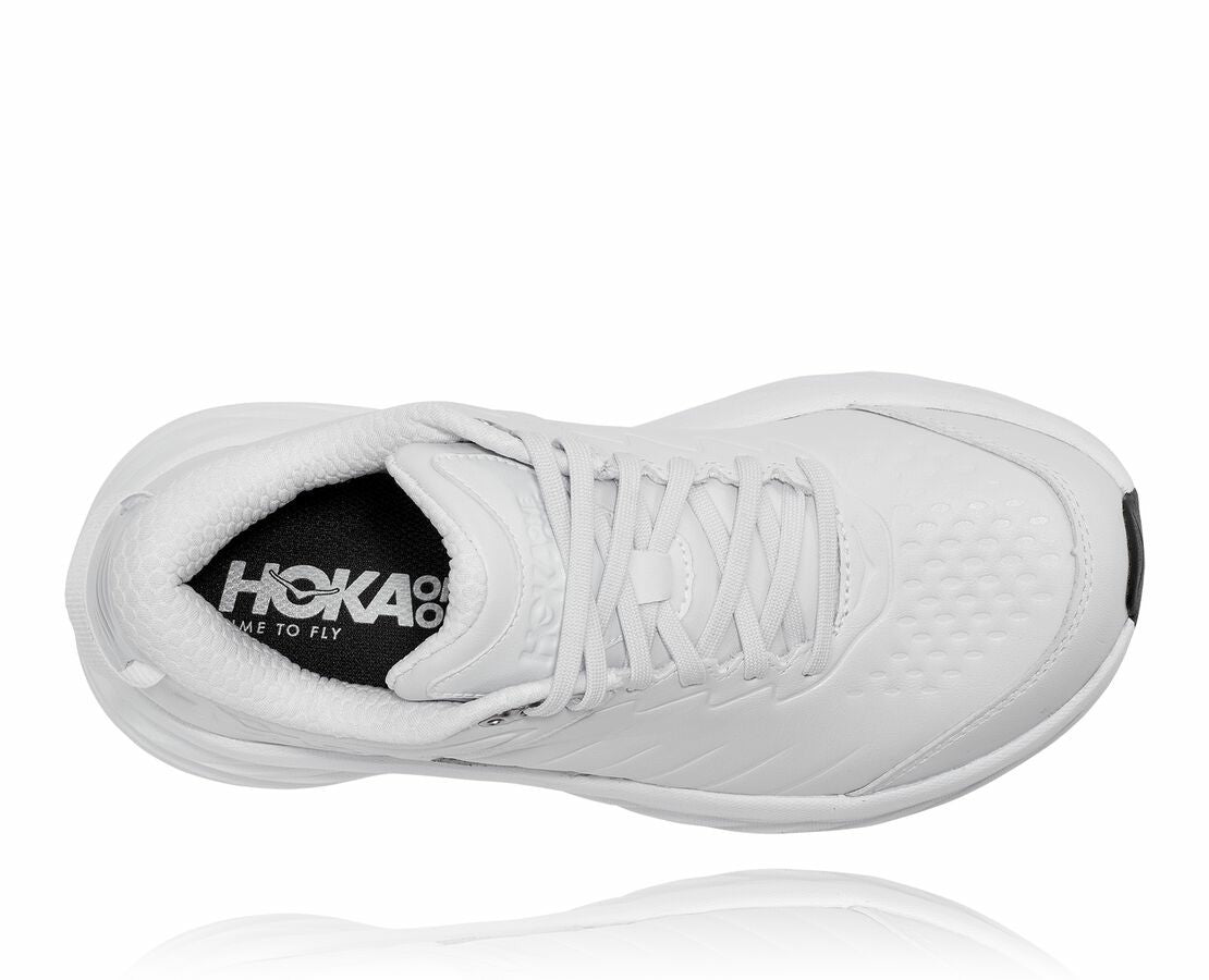 HOKA White - Women's Bondi Sr