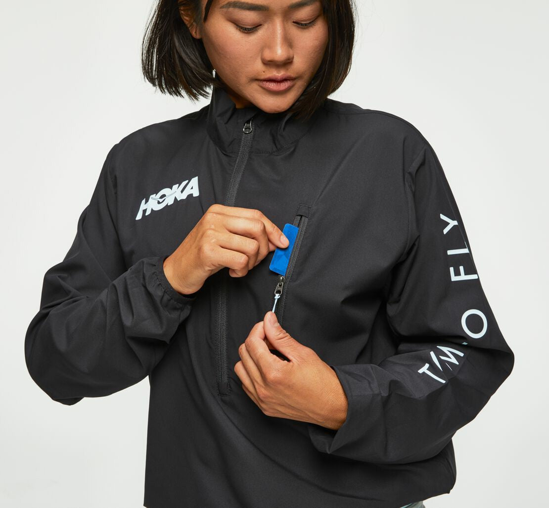 HOKA Black - Women's Wind-Resistant Jacket