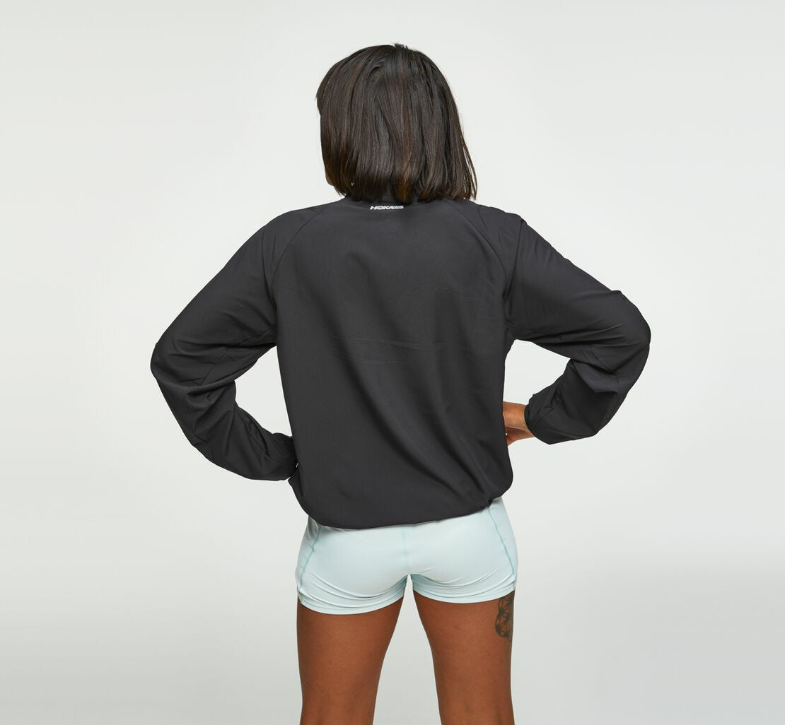 HOKA Black - Women's Wind-Resistant Jacket