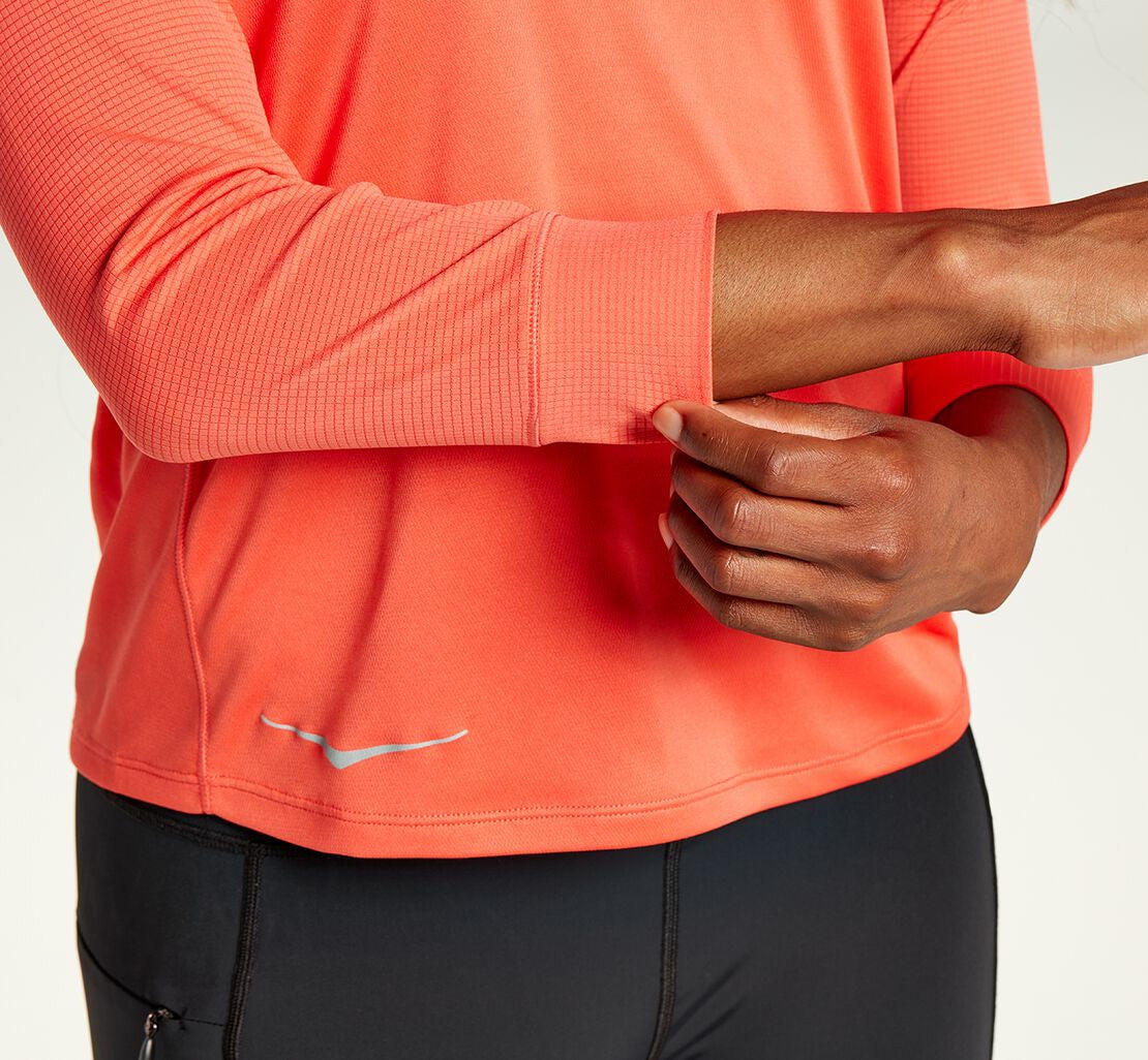 HOKA Hot Coral - Women's Performance 3/4 Sleeve
