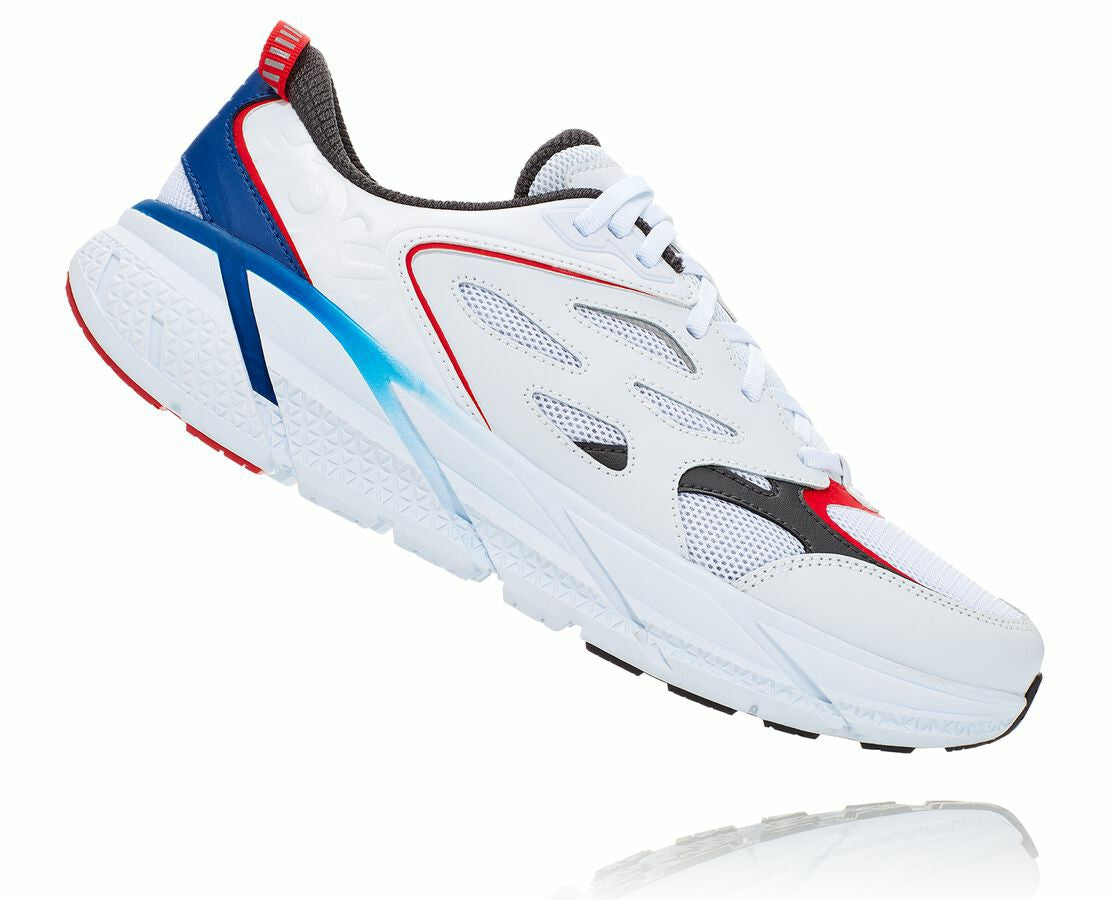 HOKA White / True Blue - All Gender Hoka X Opening Ceremony Clifton