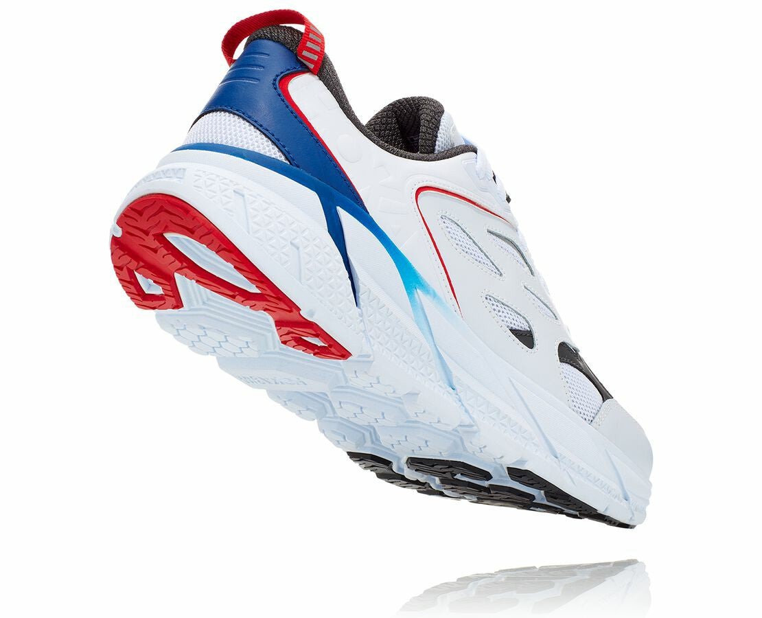 HOKA White / True Blue - All Gender Hoka X Opening Ceremony Clifton