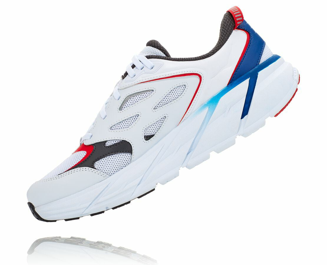 HOKA White / True Blue - All Gender Hoka X Opening Ceremony Clifton