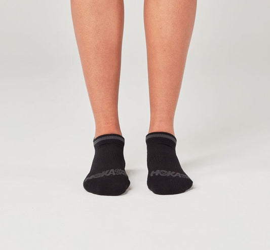 HOKA Black - All Gender Performance No-Show Sock
