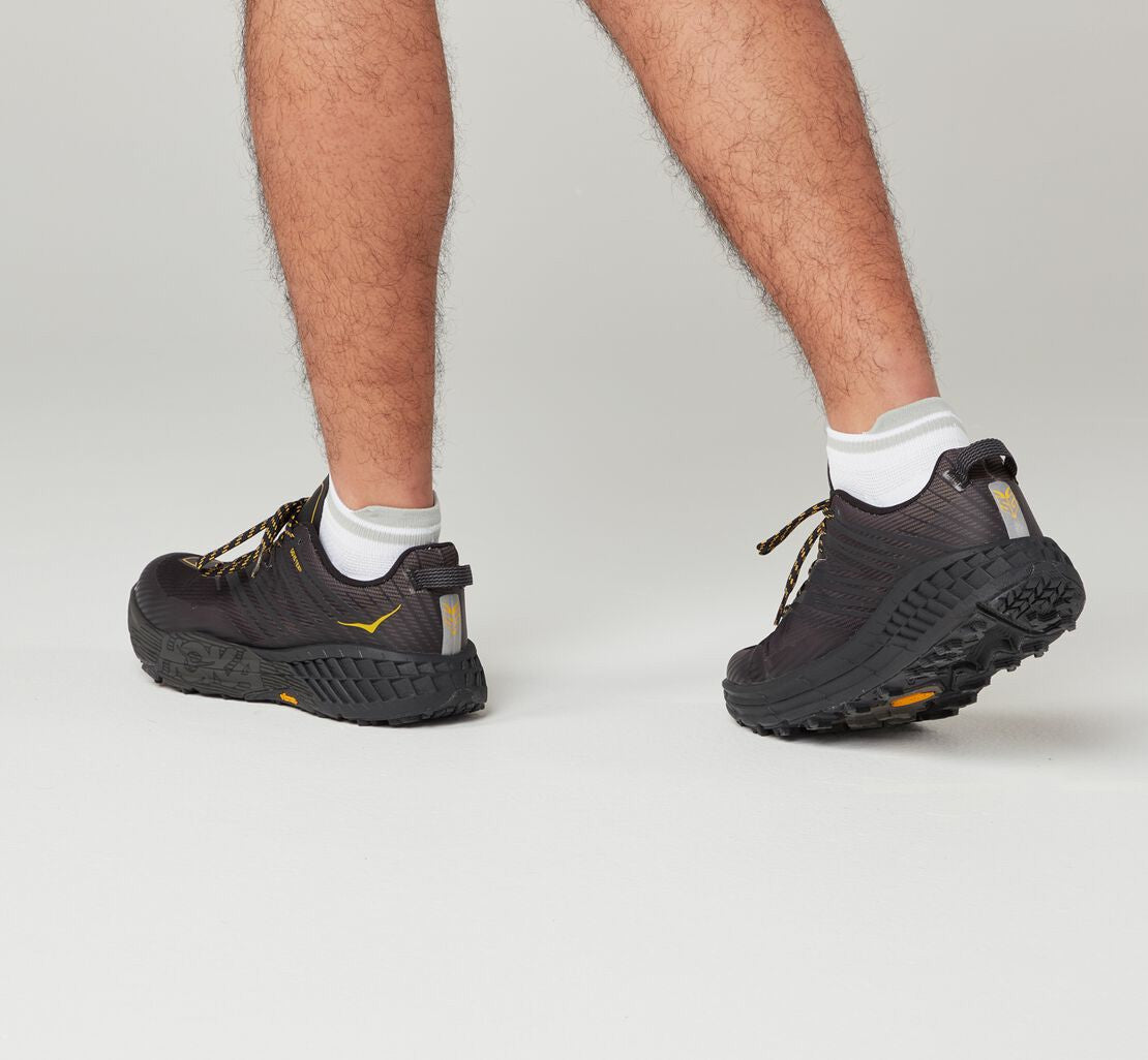 HOKA White - All Gender Performance No-Show Sock