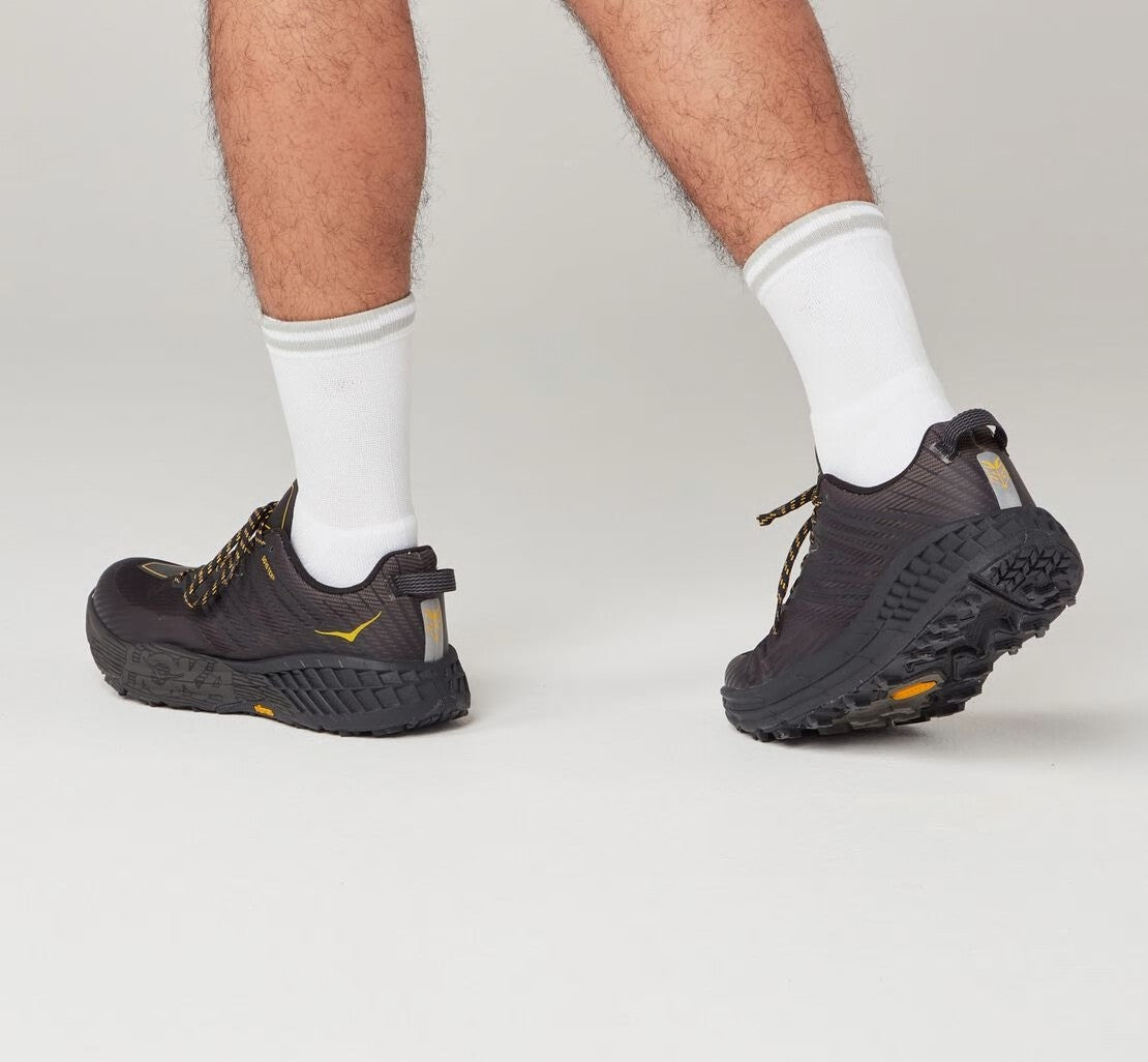 HOKA White - All Gender Performance Crew Sock