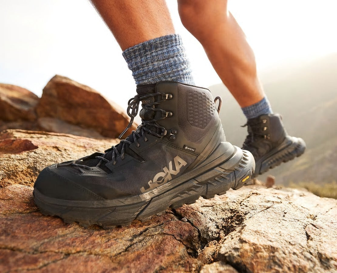 HOKA Black / Dark Gull Gray - Men's TenNine Hike GORE-TEX