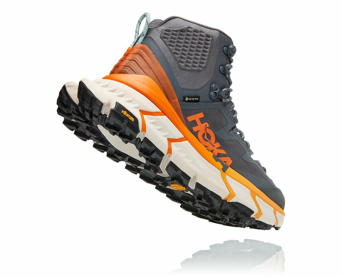 HOKA Castlerock / Persimmon Orange - Men's TenNine Hike GORE-TEX