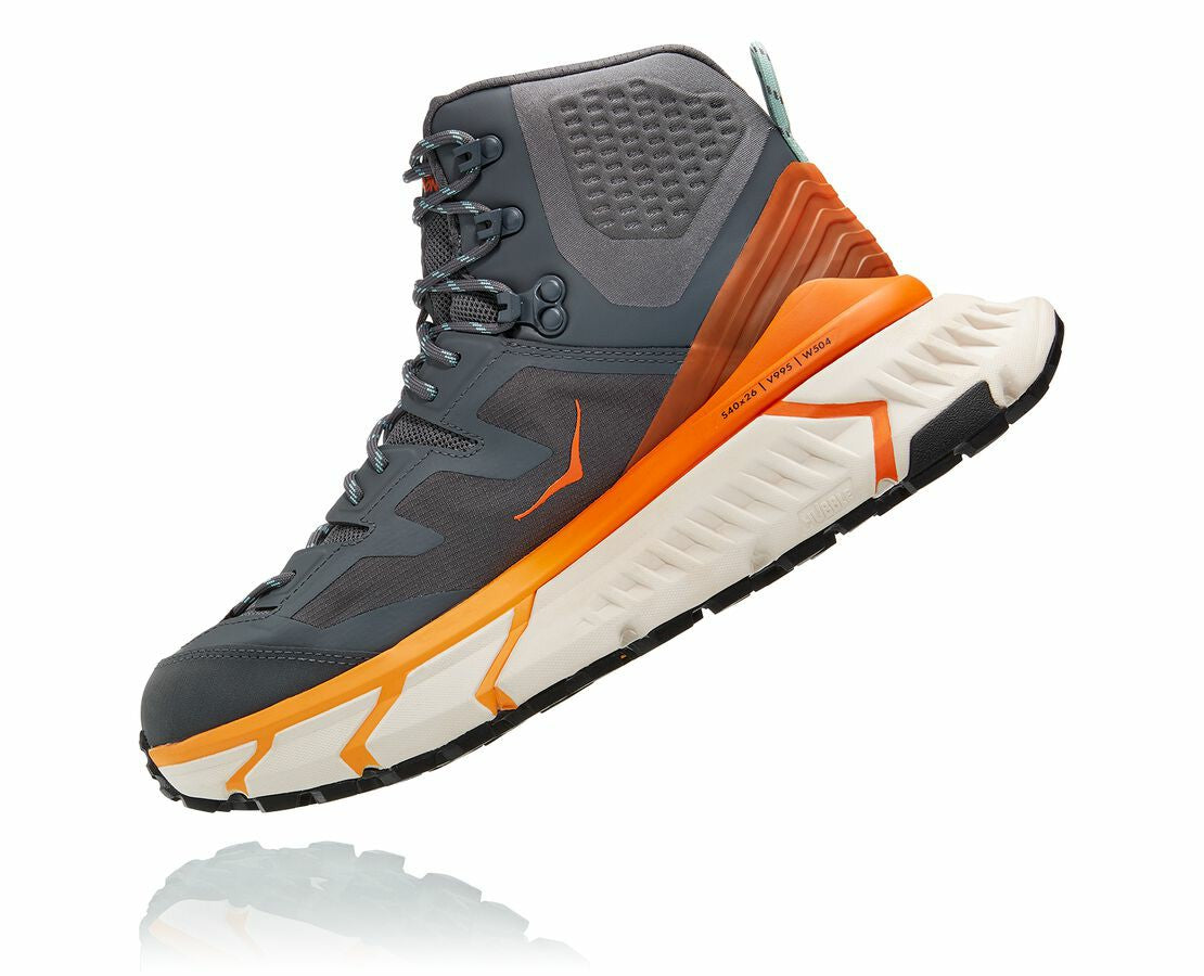 HOKA Castlerock / Persimmon Orange - Men's TenNine Hike GORE-TEX