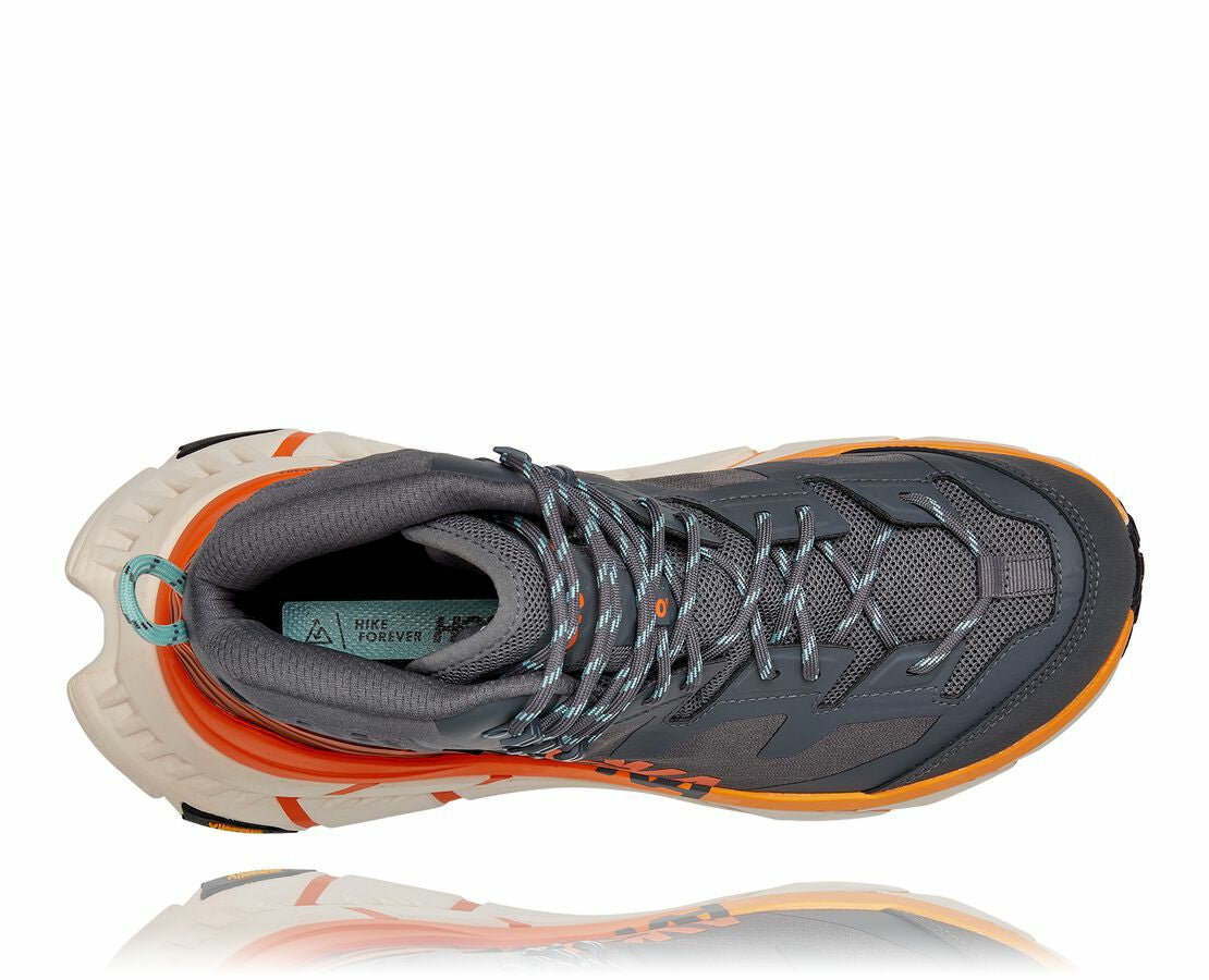 HOKA Castlerock / Persimmon Orange - Men's TenNine Hike GORE-TEX