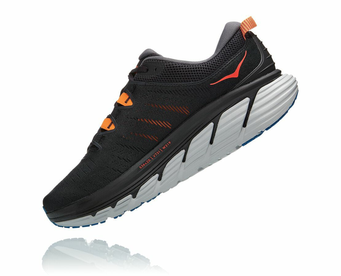 HOKA Black / Castlerock - Men's Gaviota 3