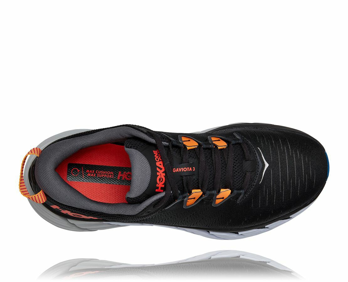 HOKA Black / Castlerock - Men's Gaviota 3