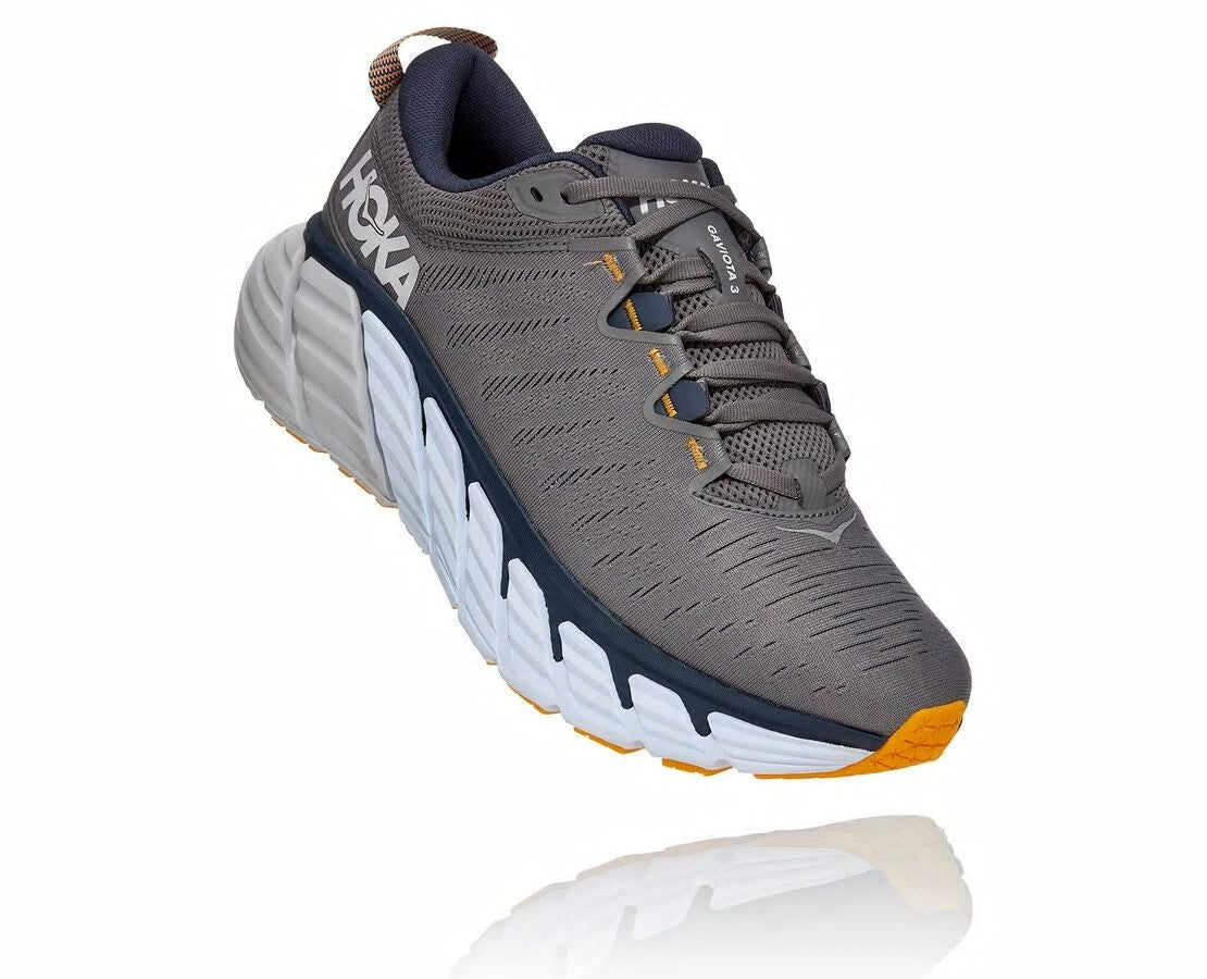 HOKA Charcoal Gray / Ombre Blue - Men's Gaviota 3
