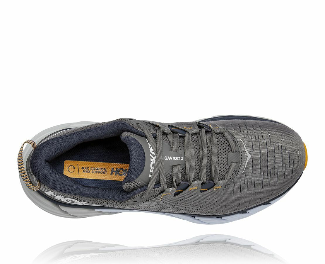 HOKA Charcoal Gray / Ombre Blue - Men's Gaviota 3