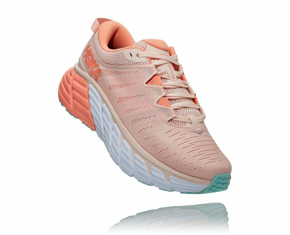 HOKA Silver Peony / Cantaloupe - Women's Gaviota 3
