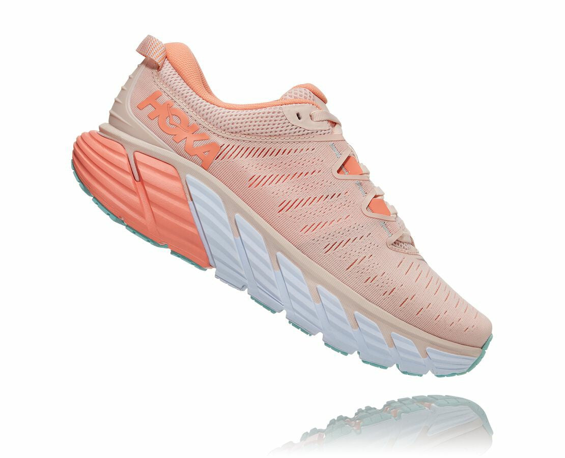 HOKA Silver Peony / Cantaloupe - Women's Gaviota 3