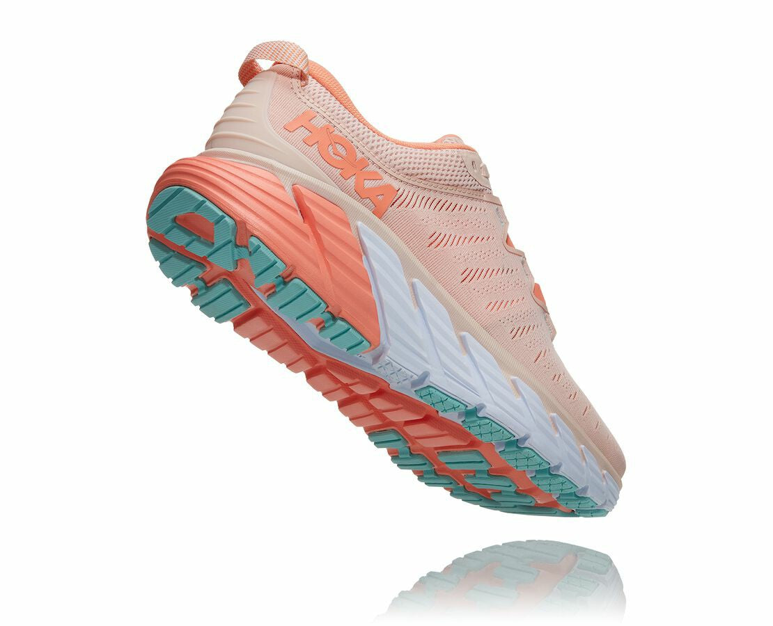 HOKA Silver Peony / Cantaloupe - Women's Gaviota 3